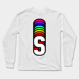 Rainbow Letter, S Long Sleeve T-Shirt